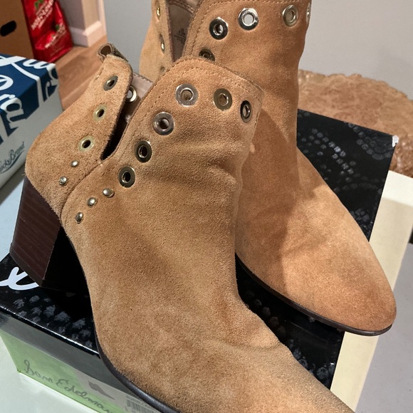 Sam Edelman Rubin camel suede booties - Picture 3 of 6